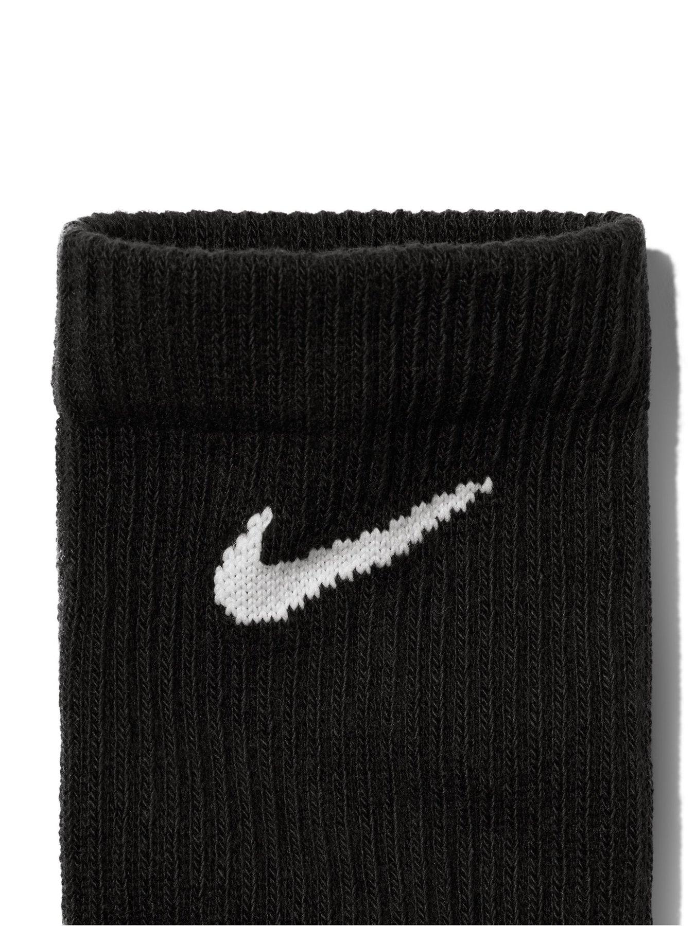 Image 5 of 6 of Nike Nike Unisex Everyday Elevated Crew Socks (3 Pack) - Black