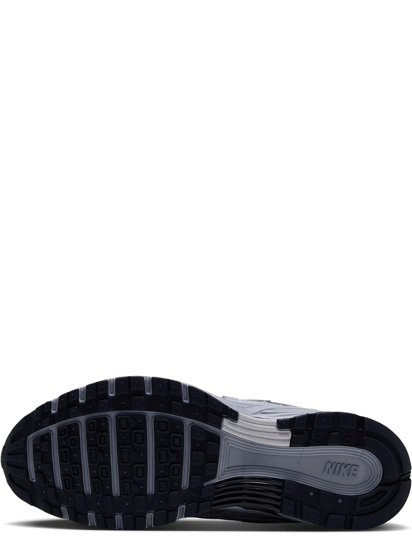 Image 5 of 7 of Nike Womens P-6000 Metallic Detail Trainers - Grey/Off White-Mtlc Silver