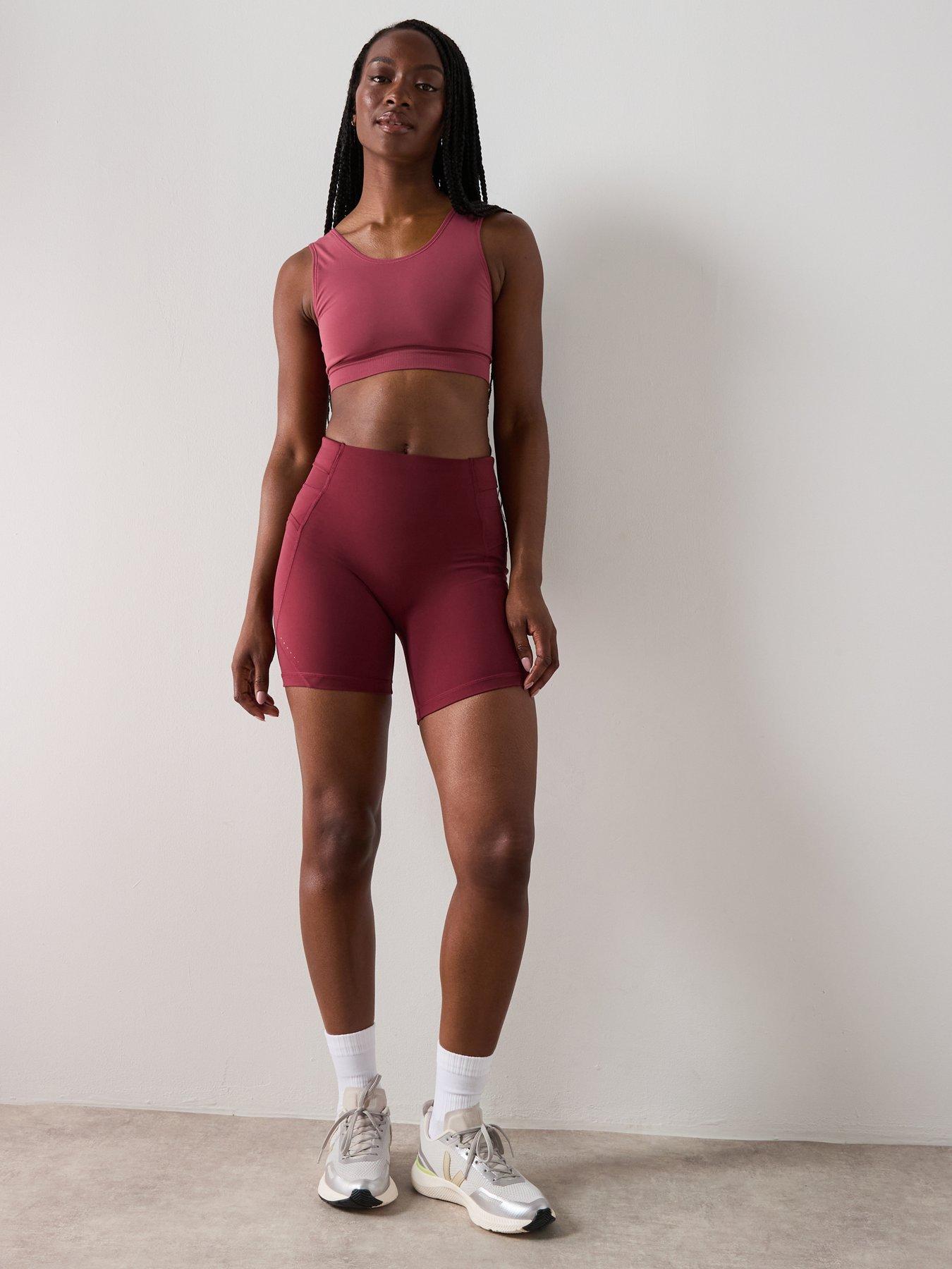 Image 6 of 6 of Sweaty Betty Womens Training Stamina Seamless Scoop Bra - Sienna Pink
