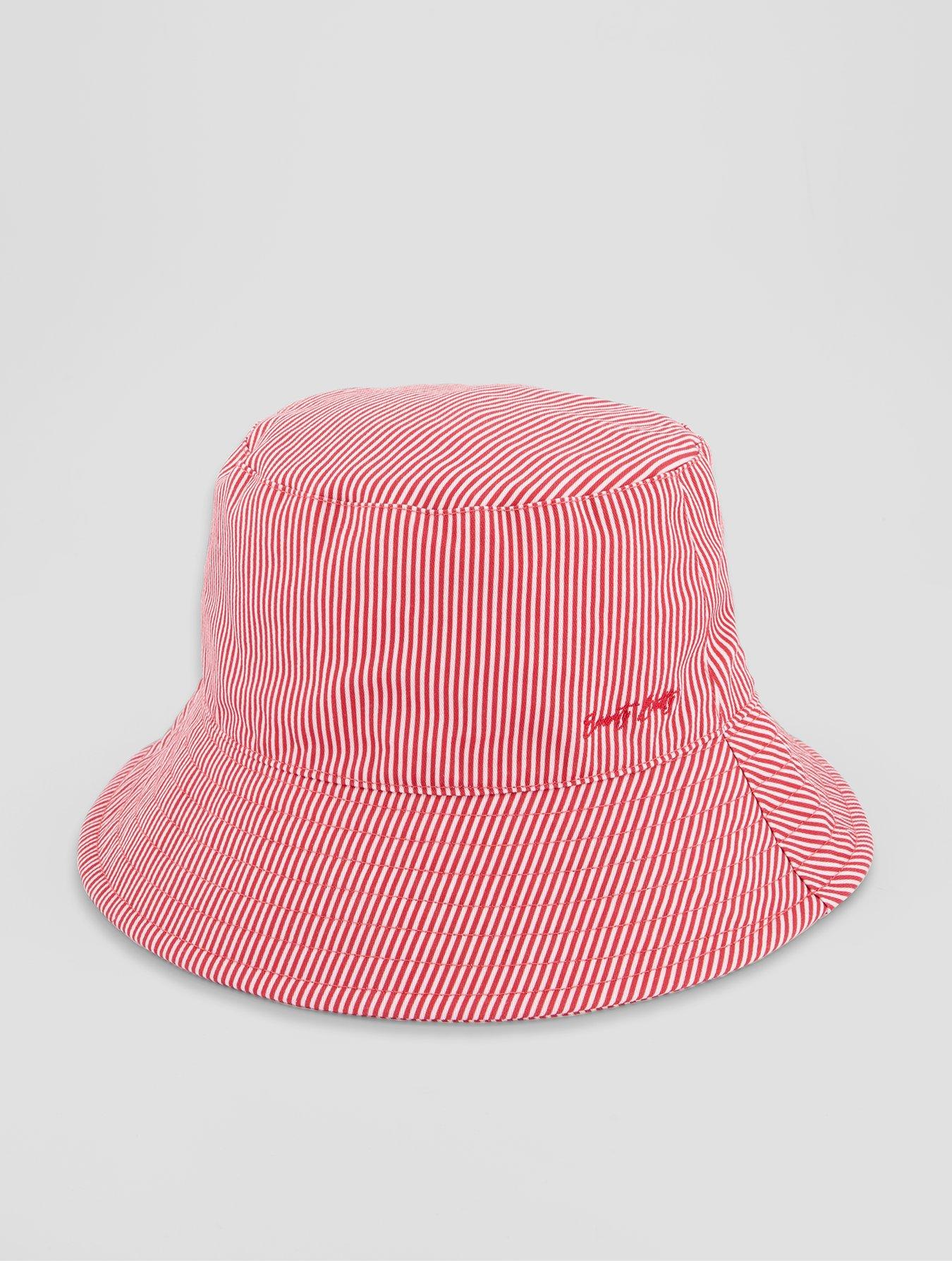 Sweaty Betty Womens Summer Stripe Bucket Hat - Red