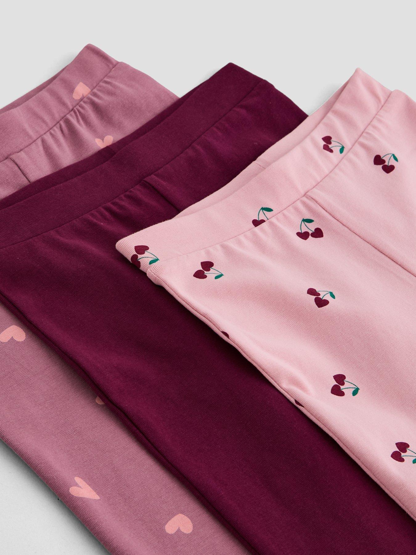 Image 4 of 5 of The Very Collection Girls 3 Pack Flare Legging (9 months - 7 years) - Multi