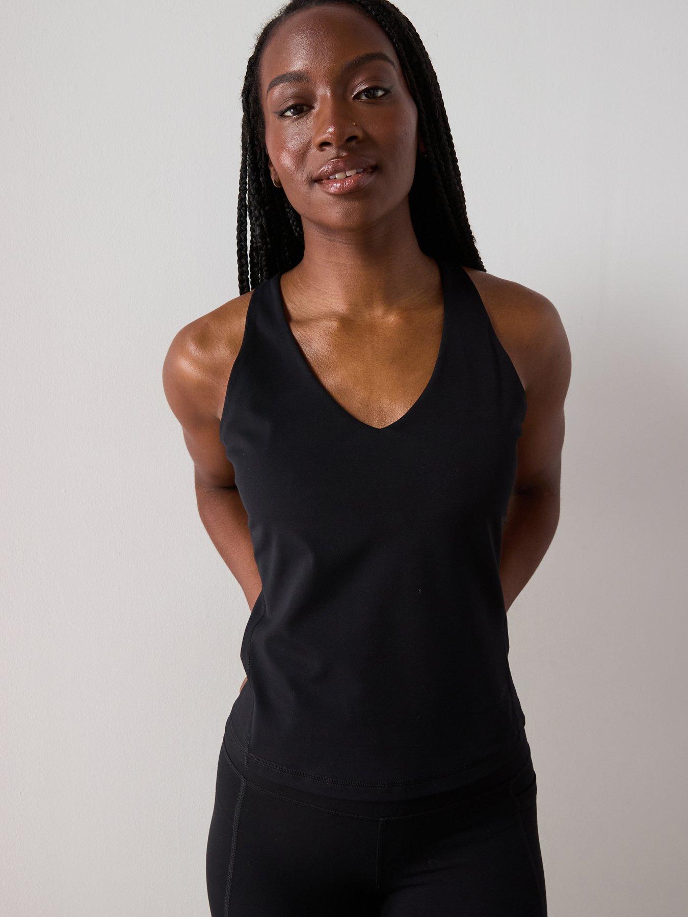 Sweaty Betty Womens Yoga Ultimate Studio Strappy Tank, Black, Size Xl, Women