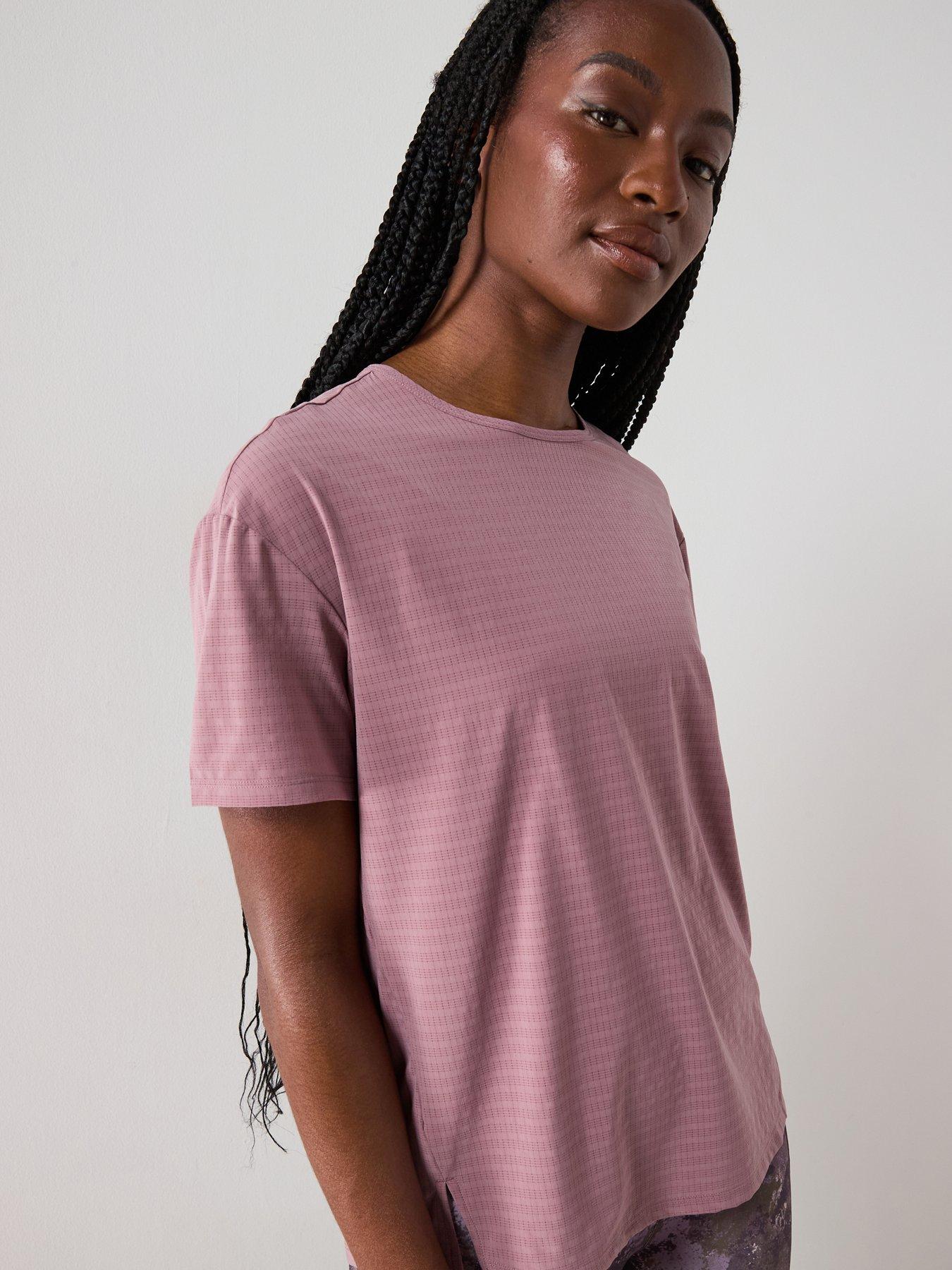 Sweaty Betty Womens Training Ultimate Train Loose Rib T-Shirt - Purple
