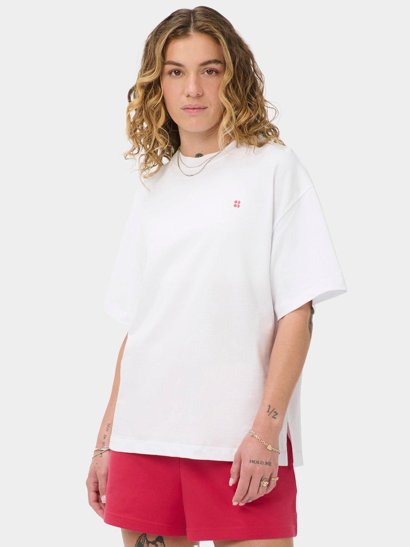 Sweaty Betty Womens Training Holiday Graphic T-shirt - White