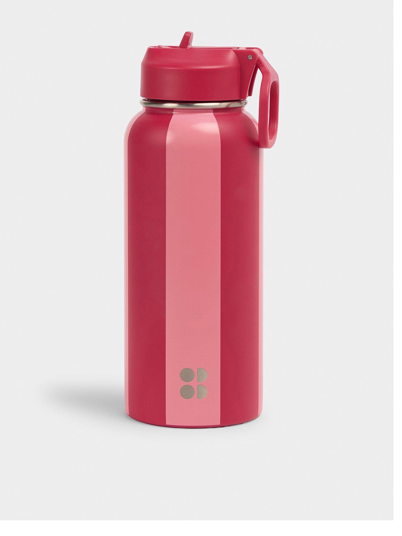 Sweaty Betty Womens Training Keep It Chill Straw Water Bottle 950ml Printed - Pink