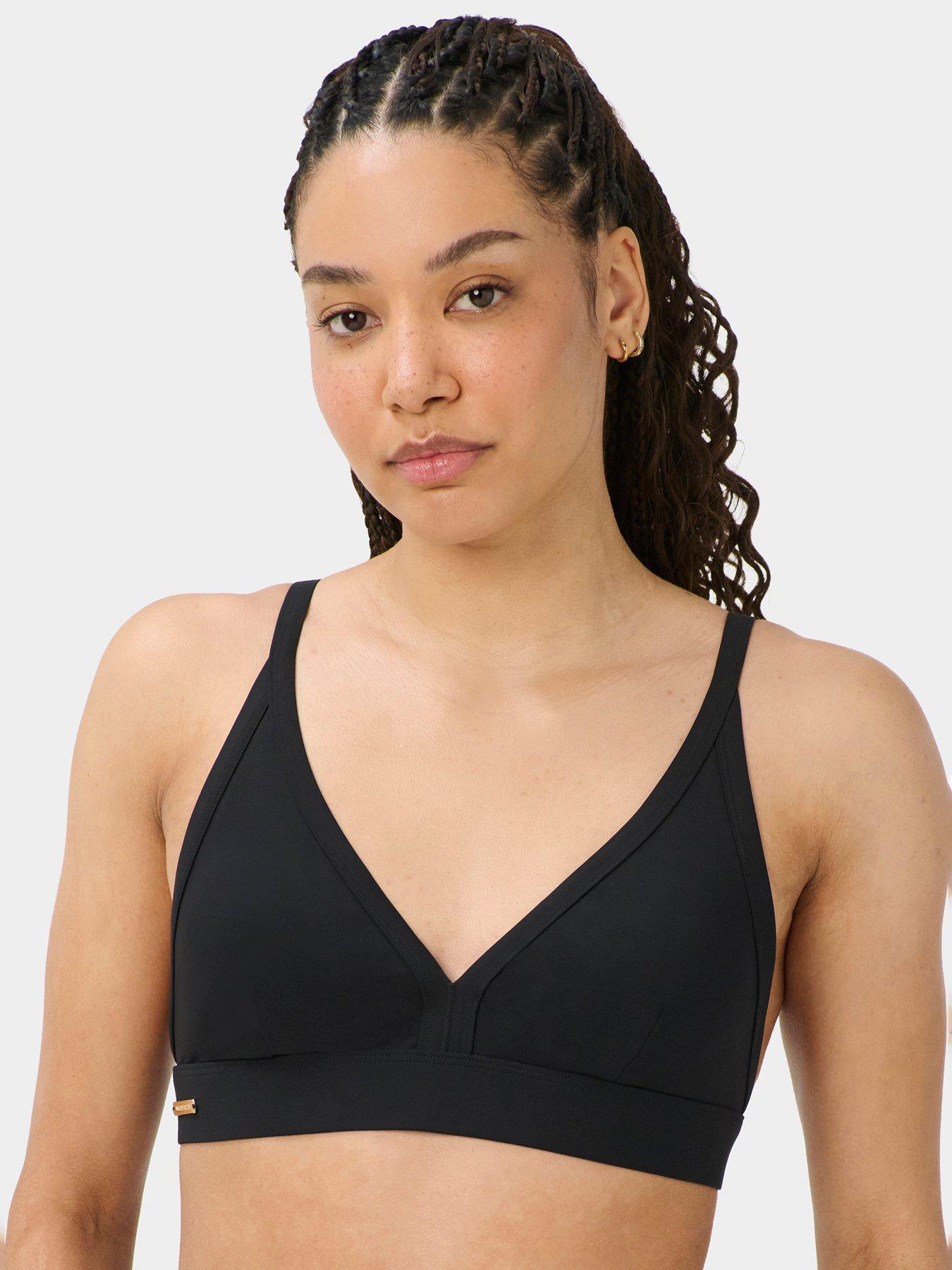 Image 1 of 4 of Sweaty Betty Womens Training Core Bikini Top - Black