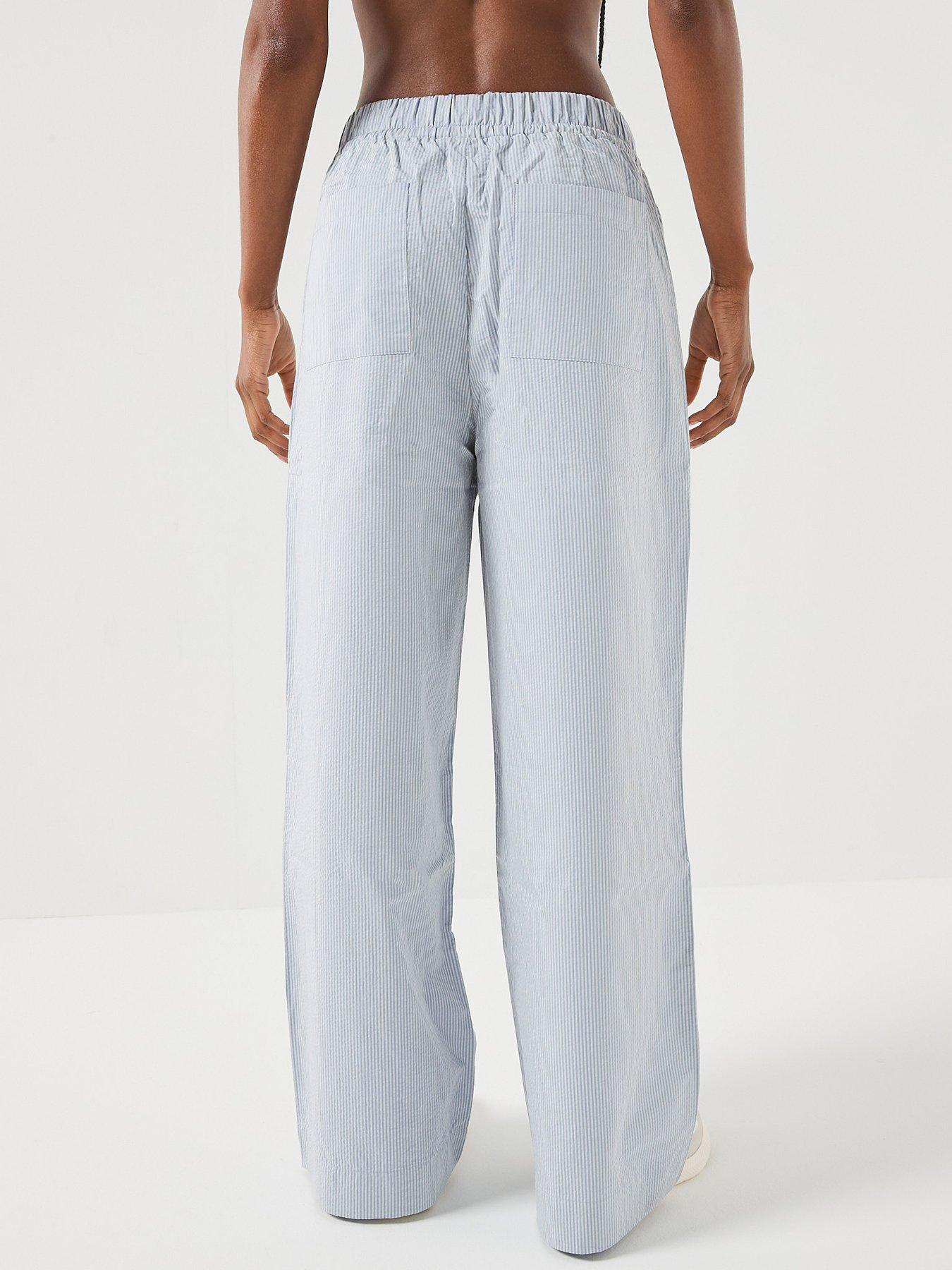 Image 2 of 5 of Sweaty Betty Womens Summer Stripe Regular Trouser - Blue