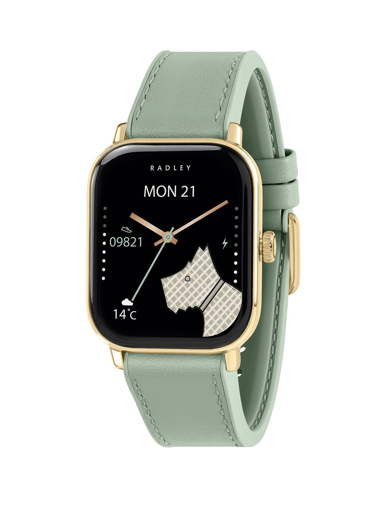 Radley Series 56 Pistachio Leather Silicone Strap Smart Watch