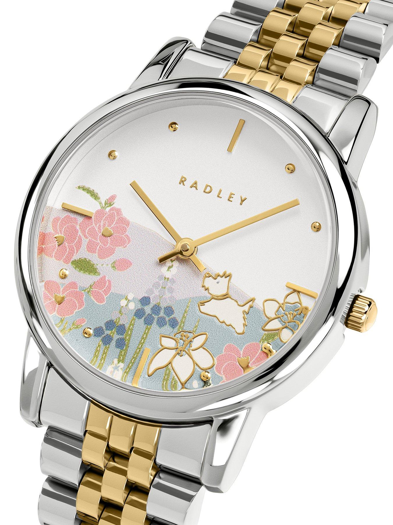 Radley Spring Meadows Silver & Pale Gold Plated Stainless Steel ...