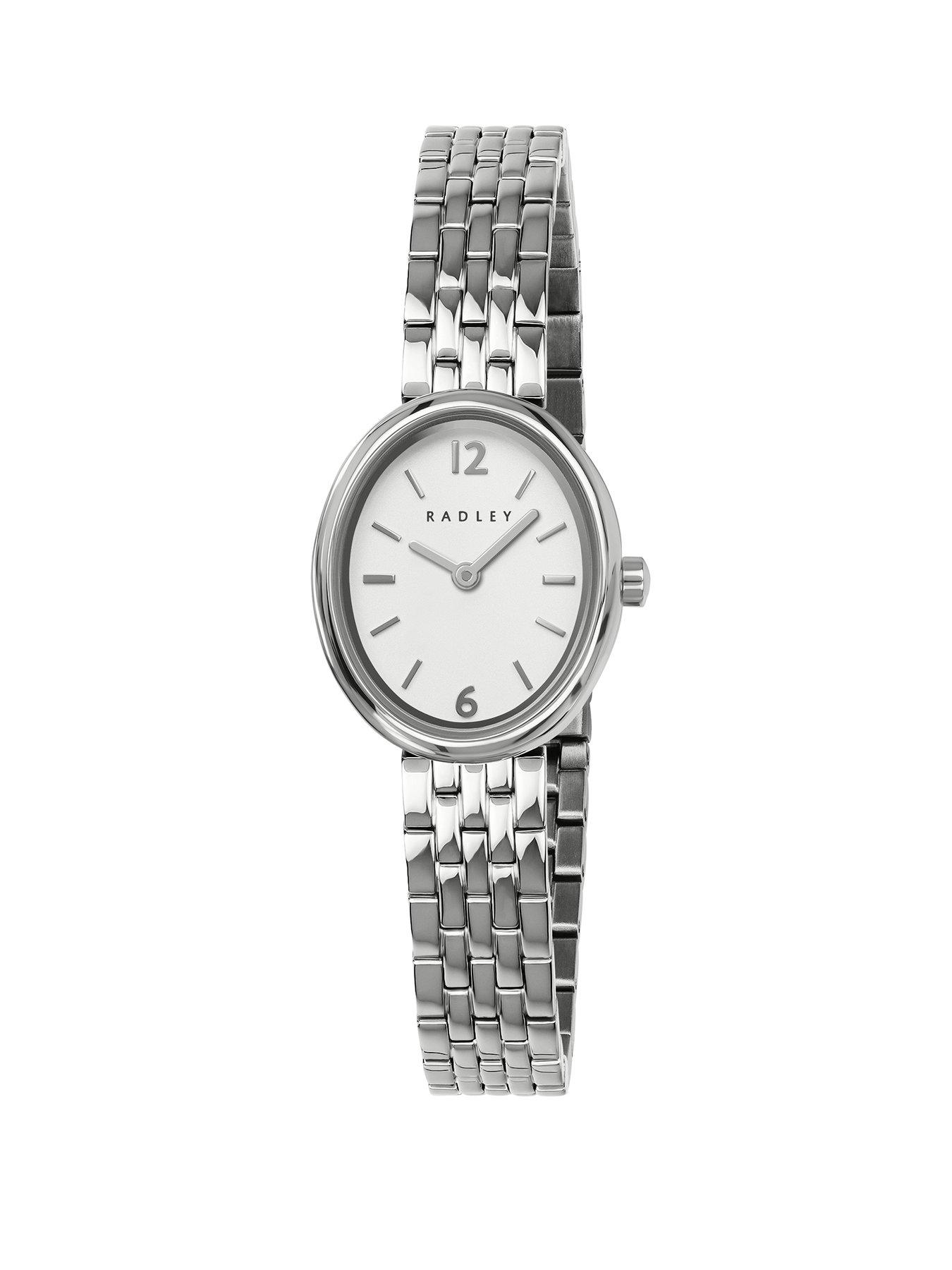 Radley Radley Silver Plated Oval Stainless Steel Bracelet Watch