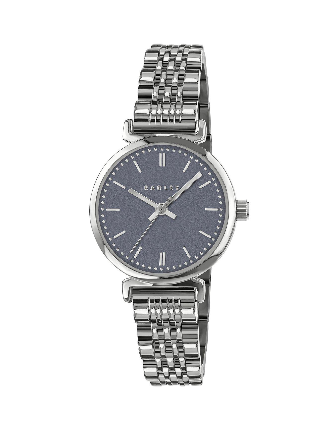 Image 1 of 4 of Radley Silver Plated T-bar Case Stainless Steel Bracelet Watch