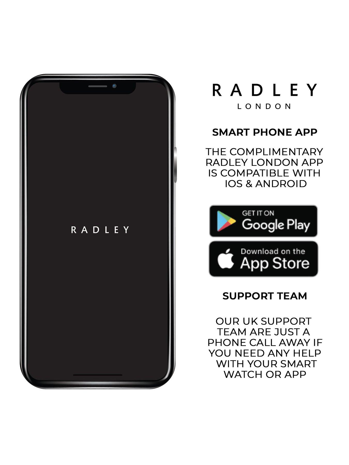 Image 6 of 6 of Radley Series 55 Navy Silicone Strap Smart Watch