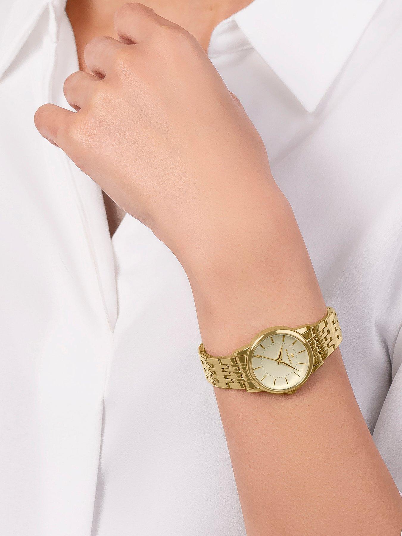 Image 3 of 4 of Radley Gold Plated 5 Link Stainless Steel Bracelet Watch