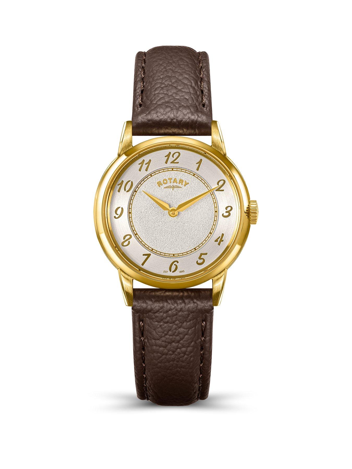 Image 1 of 6 of Rotary Ladies GP Brown Strap MOP Dial 50m