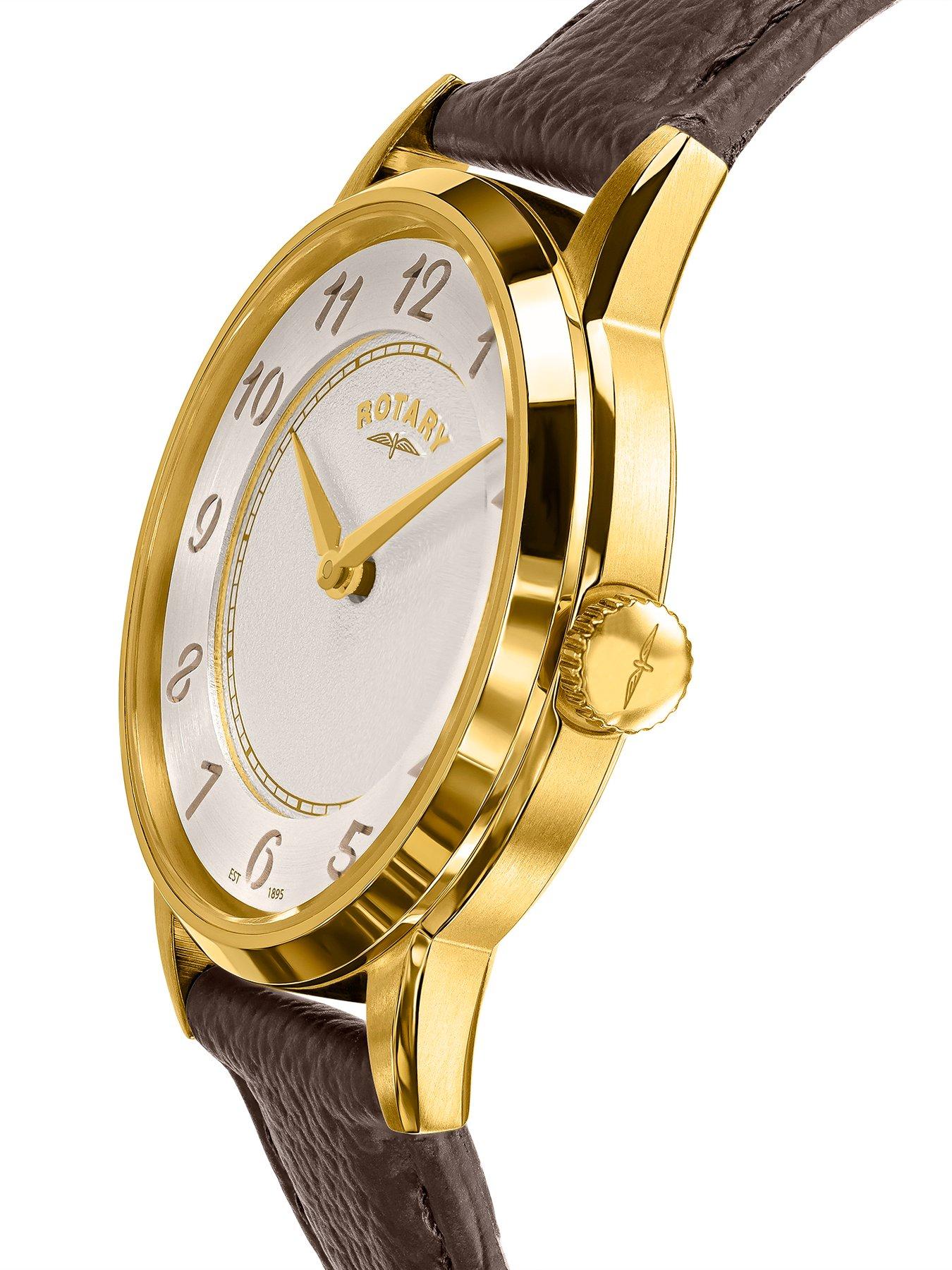 Image 3 of 6 of Rotary Ladies GP Brown Strap MOP Dial 50m