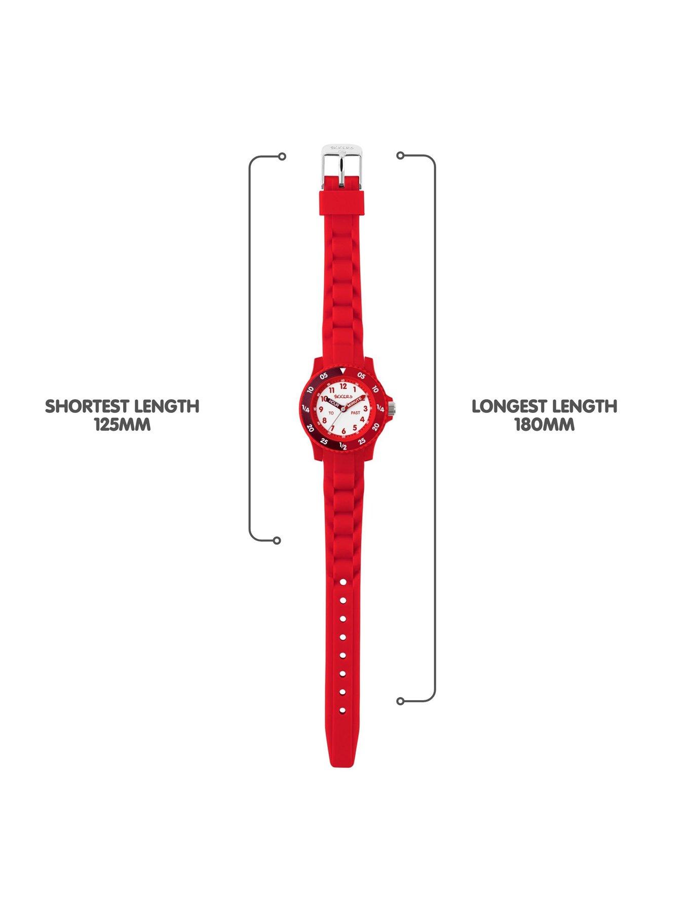Image 4 of 5 of Tikkers Red Silicone strap Timer Teacher Watch