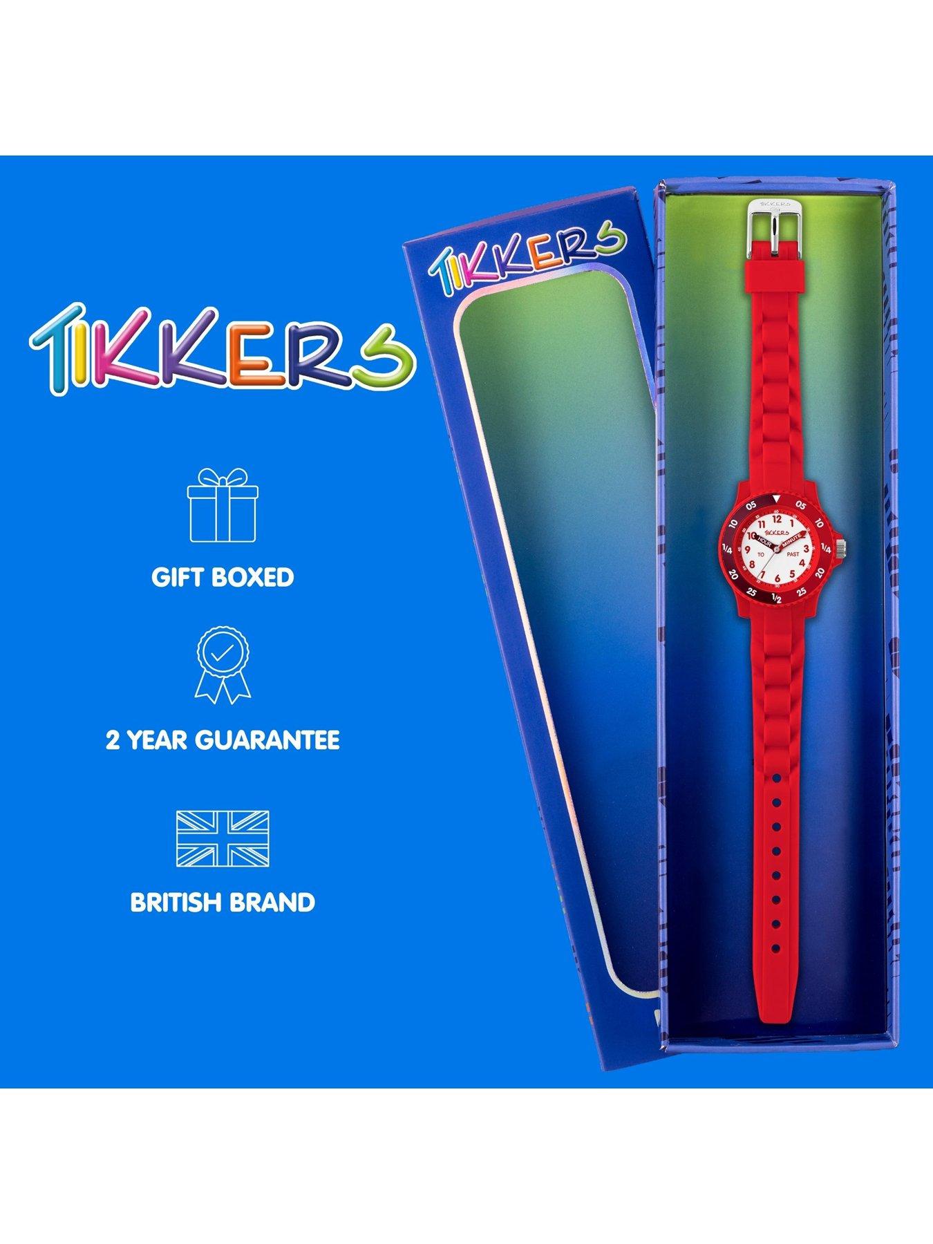 Image 5 of 5 of Tikkers Red Silicone strap Timer Teacher Watch