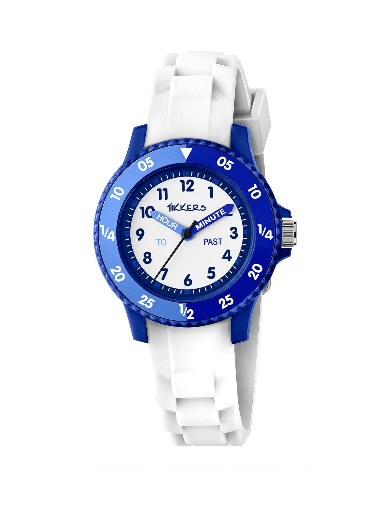 Image 1 of 5 of Tikkers White Silicone strap Timer Teacher Watch