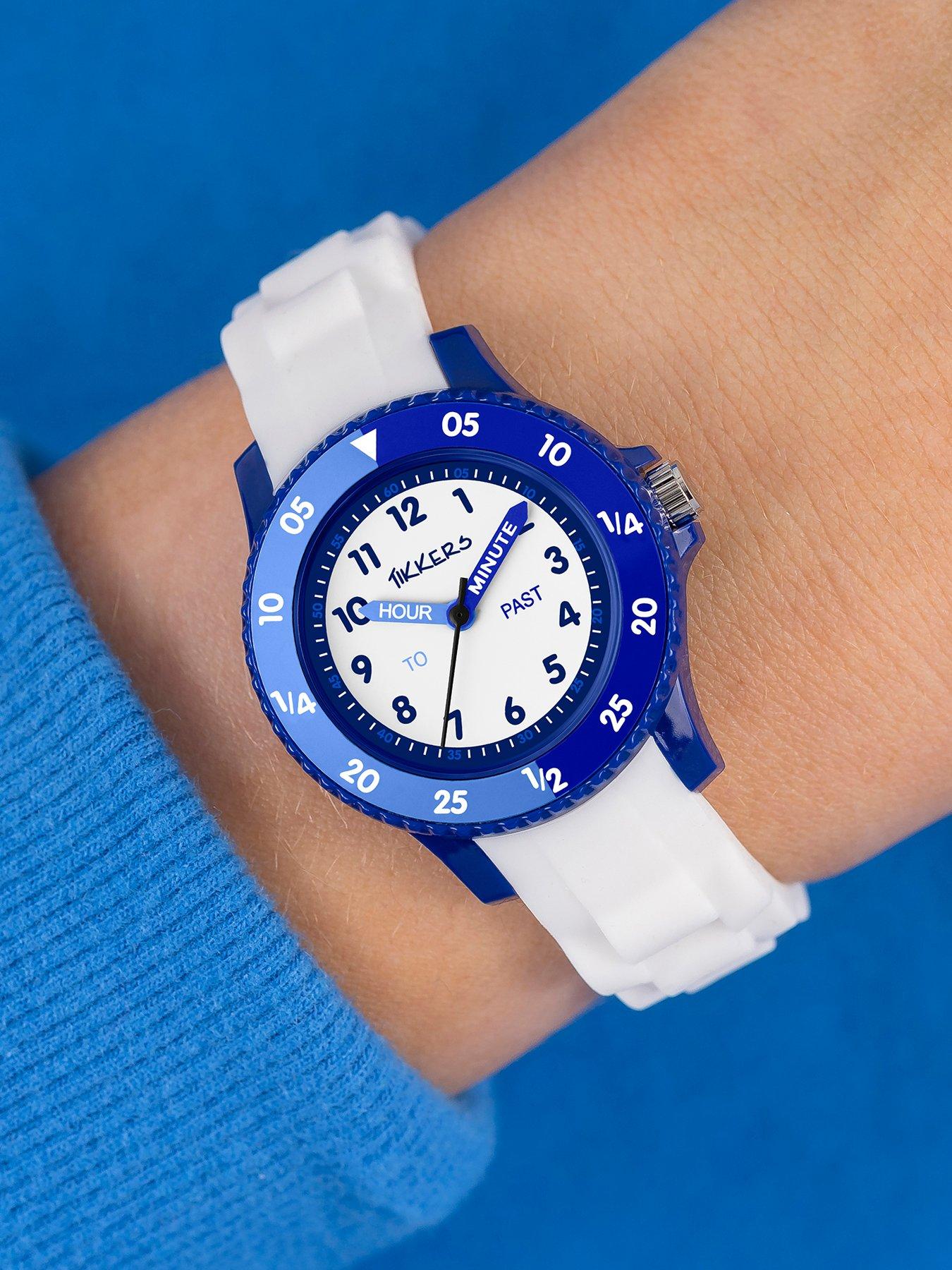 Image 2 of 5 of Tikkers White Silicone strap Timer Teacher Watch
