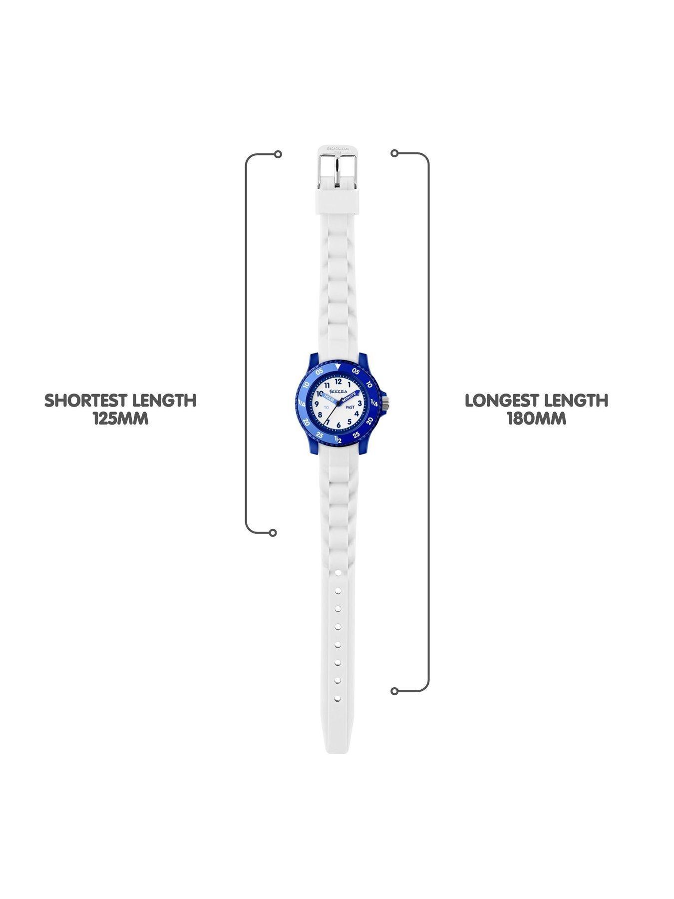 Image 4 of 5 of Tikkers White Silicone strap Timer Teacher Watch