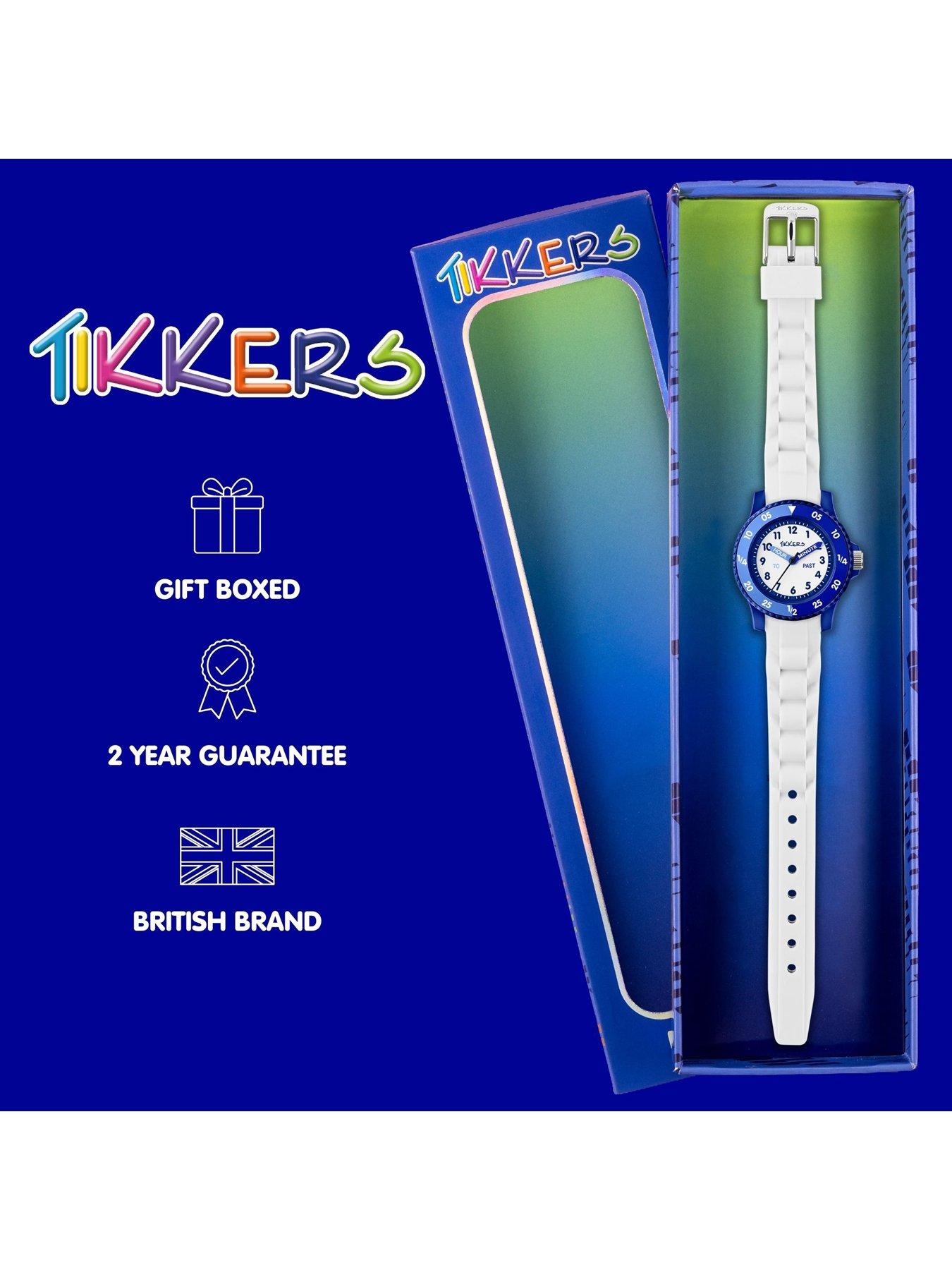 Image 5 of 5 of Tikkers White Silicone strap Timer Teacher Watch