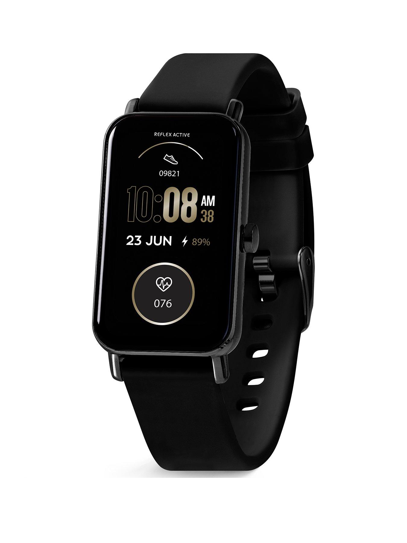 Image 1 of 6 of Reflex Active Nexus Black Strap Smart Watch