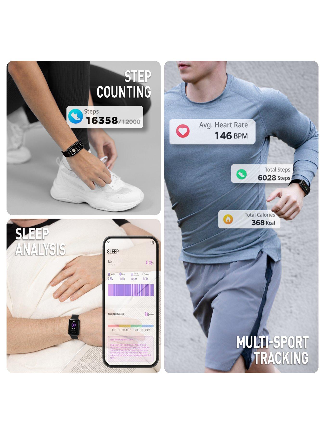 Image 3 of 6 of Reflex Active Nexus Black Strap Smart Watch