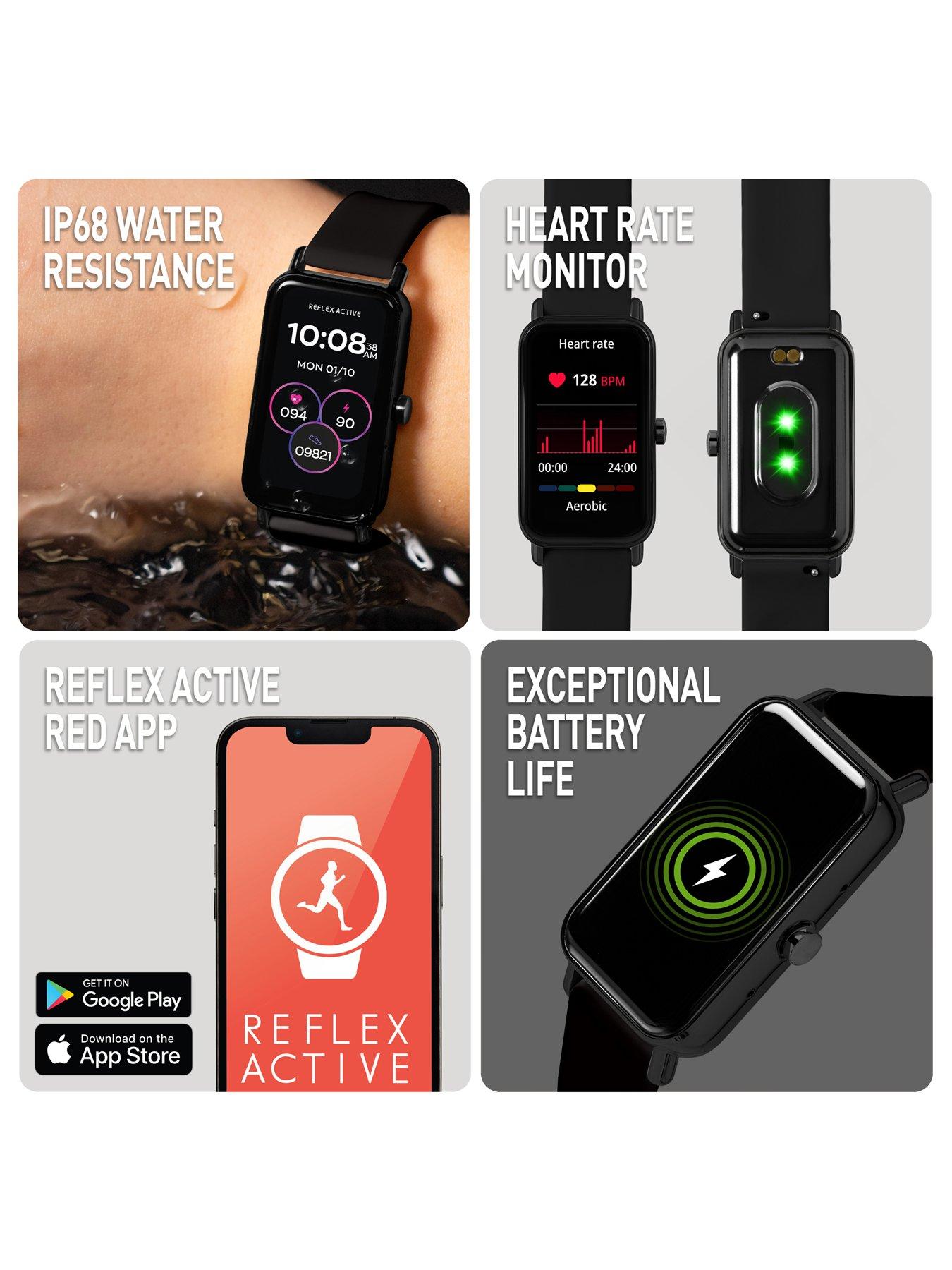 Image 4 of 6 of Reflex Active Nexus Black Strap Smart Watch