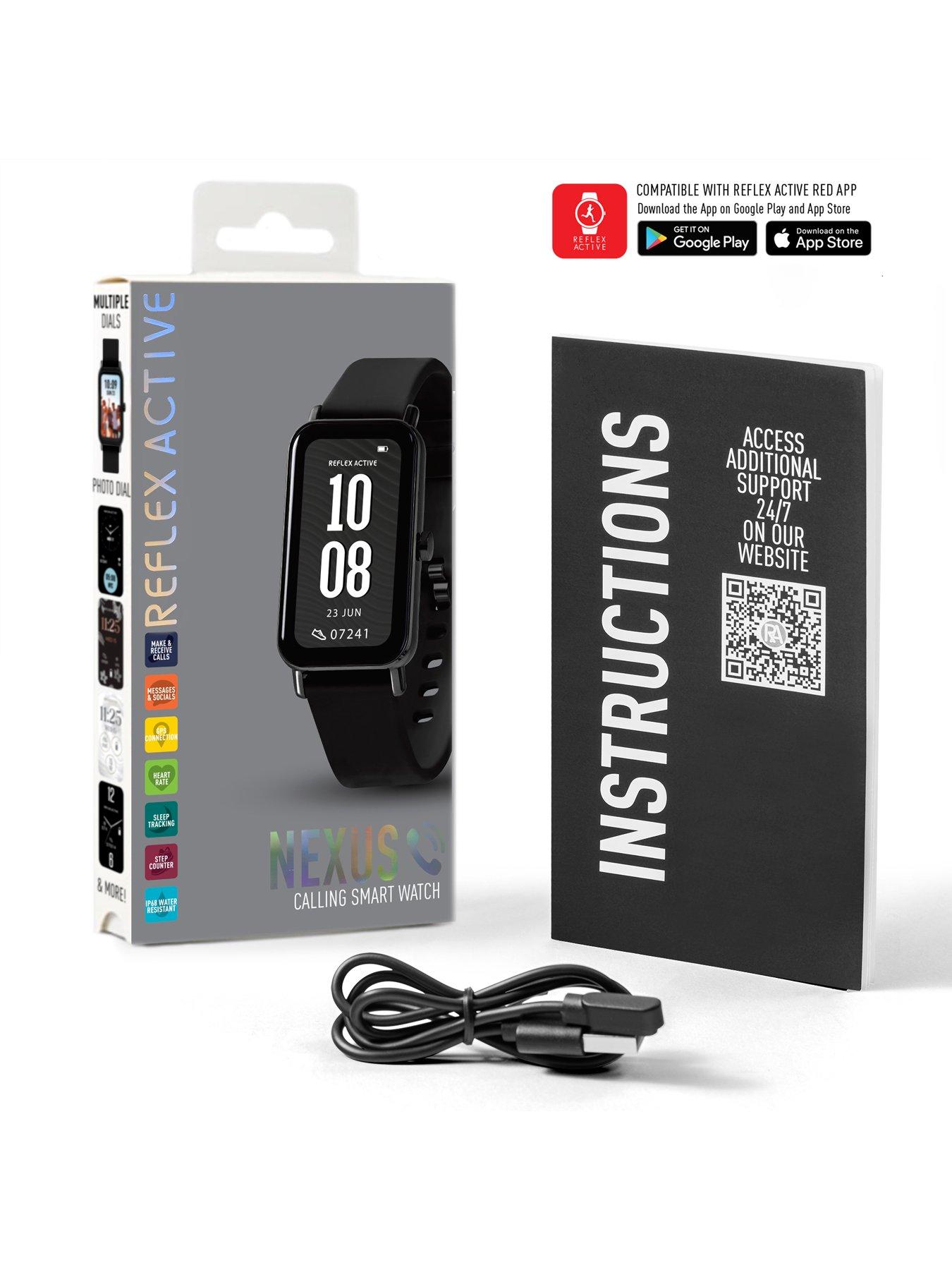 Image 6 of 6 of Reflex Active Nexus Black Strap Smart Watch