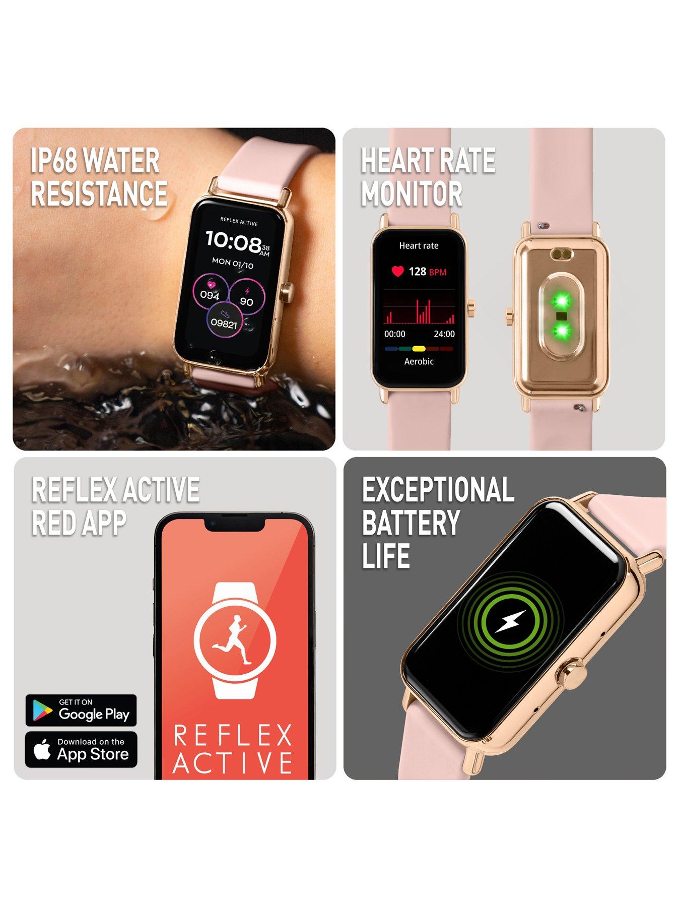 Image 4 of 6 of Reflex Active Nexus Pink Strap Smart Watch