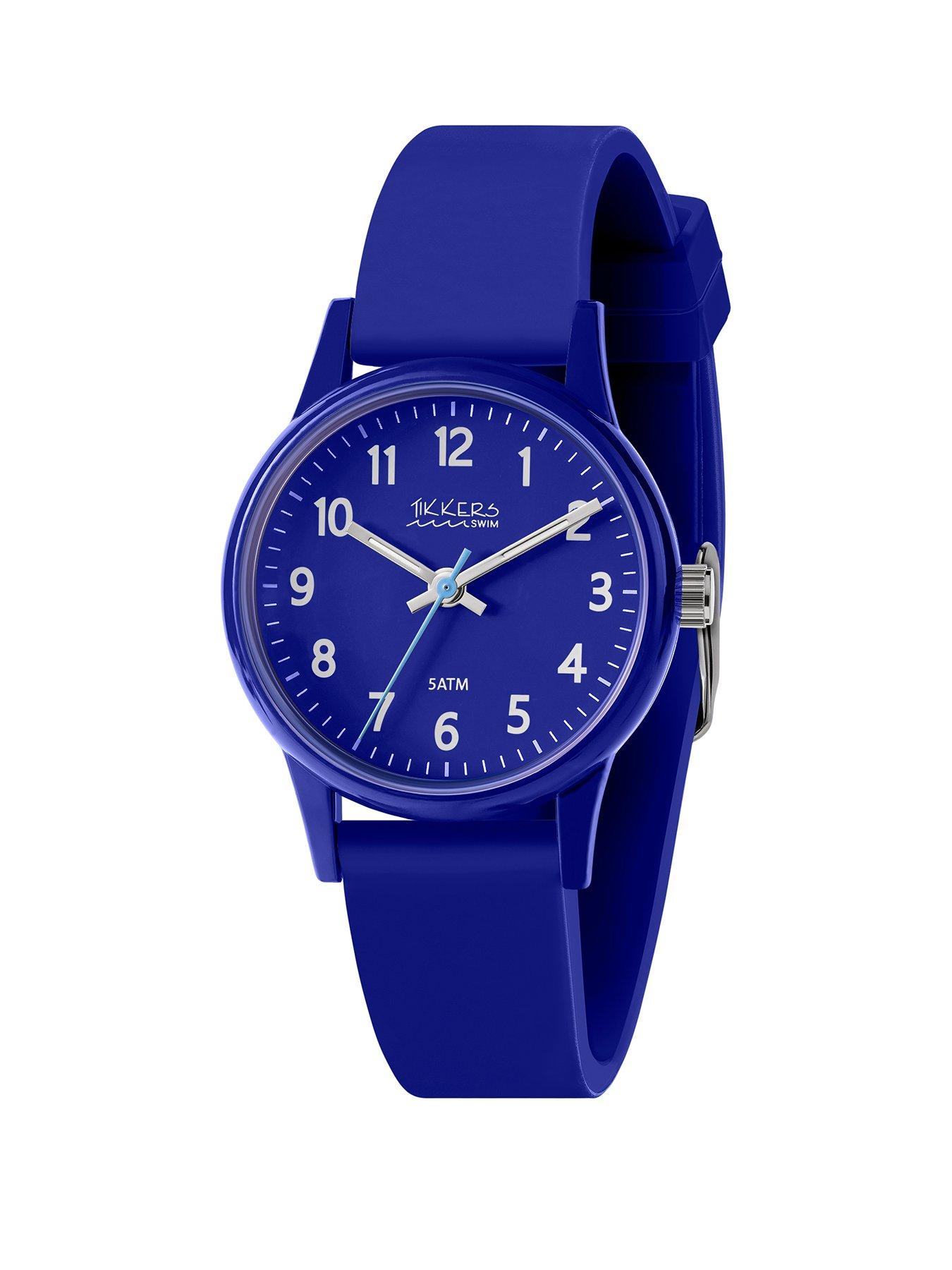 Tikkers Blue 50M Water Resistance Silicone Strap Watch