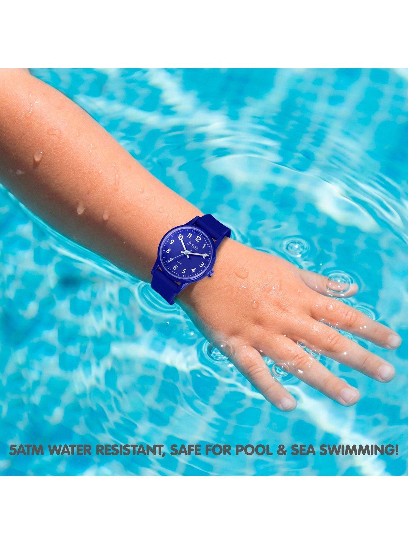 Image 2 of 5 of Tikkers Blue 50M Water Resistance Silicone Strap Watch