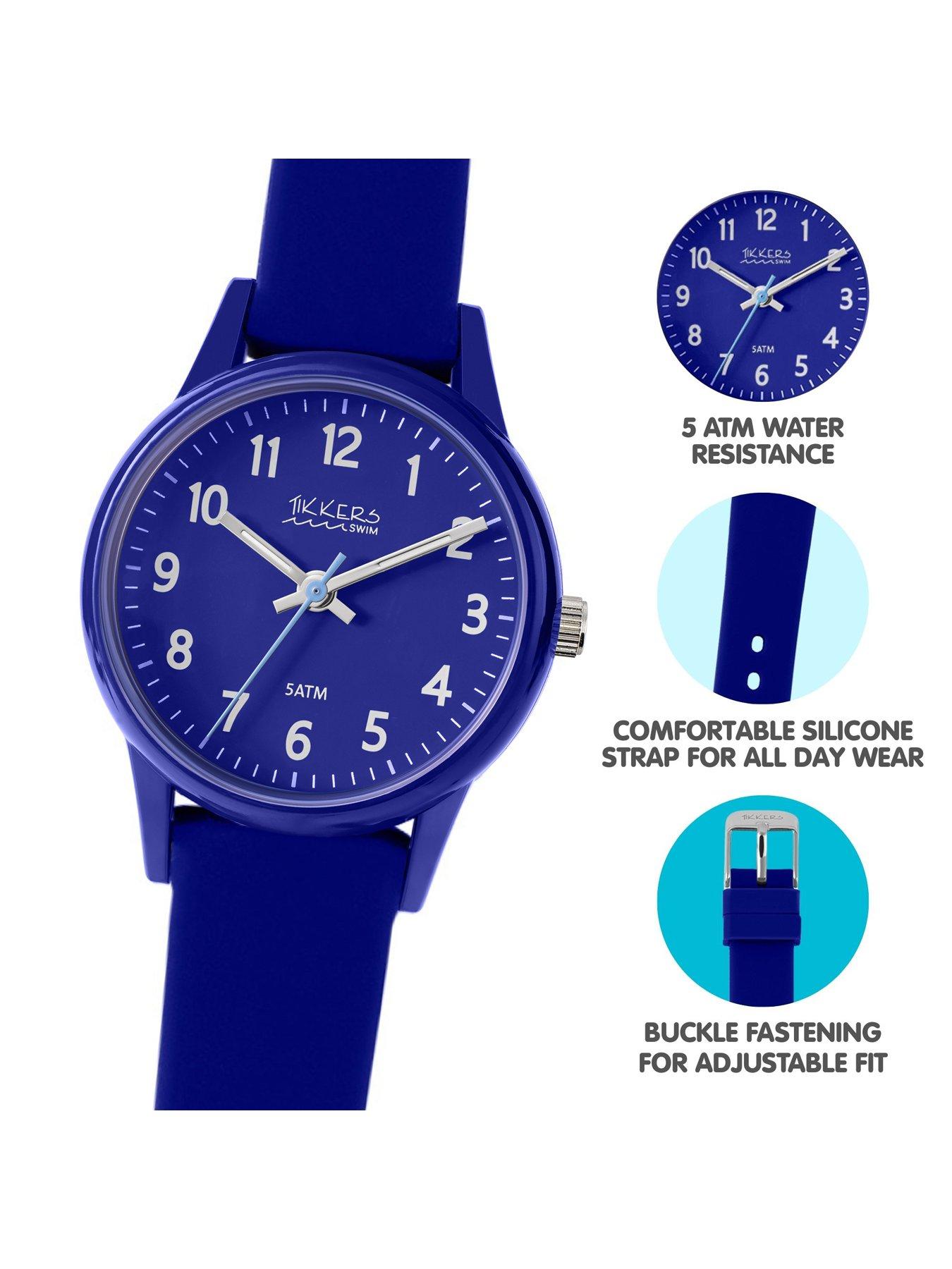 Image 3 of 5 of Tikkers Blue 50M Water Resistance Silicone Strap Watch