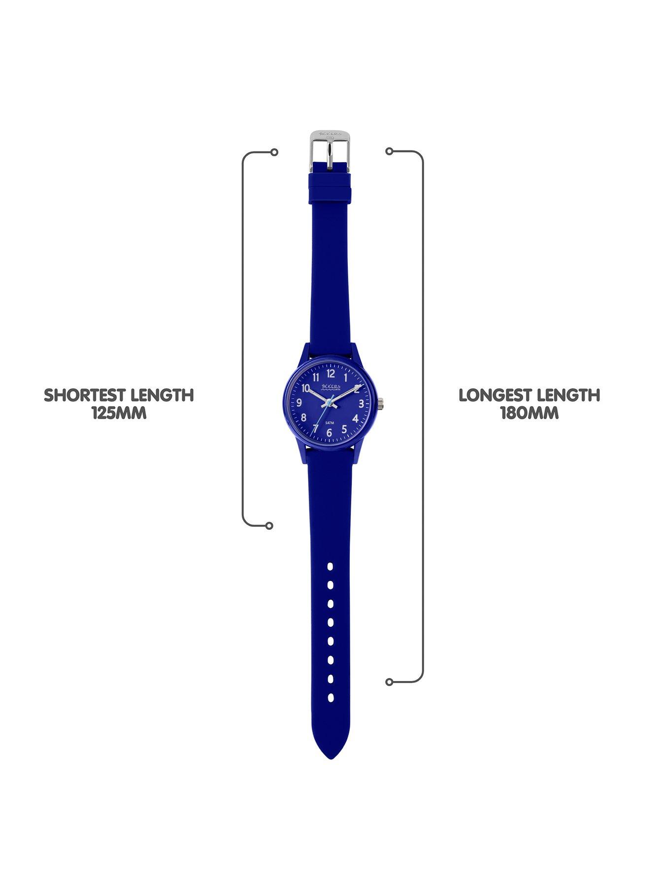 Image 4 of 5 of Tikkers Blue 50M Water Resistance Silicone Strap Watch