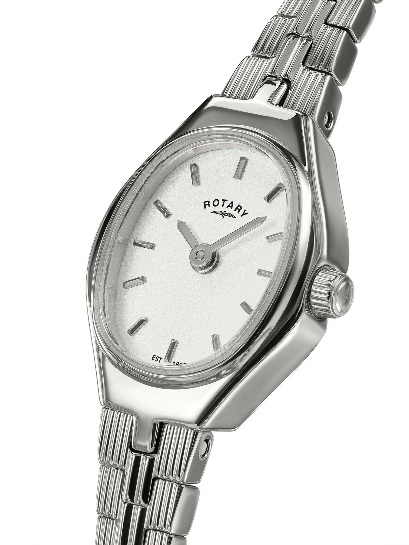 Image 2 of 7 of Rotary Ladies SS Bracelet Silver Dial 50m