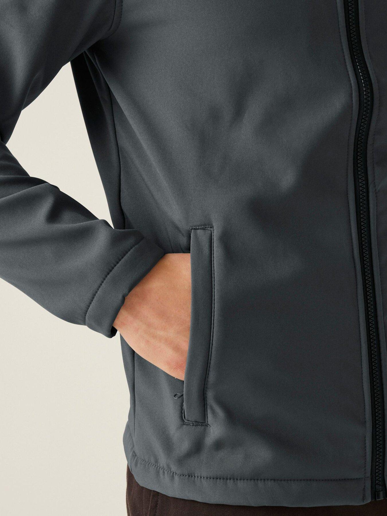 Image 4 of 6 of Regatta Mens Professional Workwear Ablaze Printable Softshell Jacket-grey