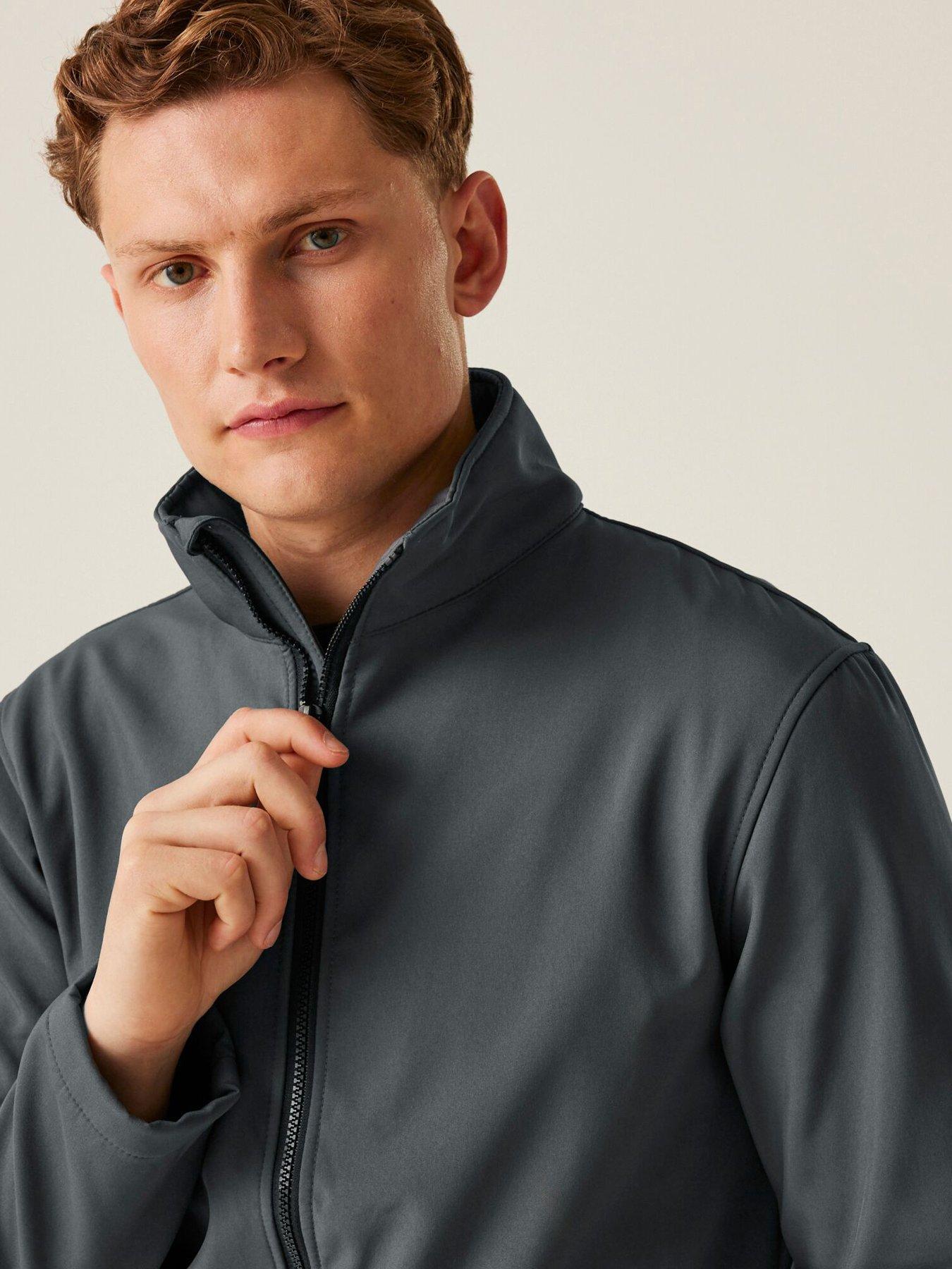 Image 5 of 6 of Regatta Mens Professional Workwear Ablaze Printable Softshell Jacket-grey