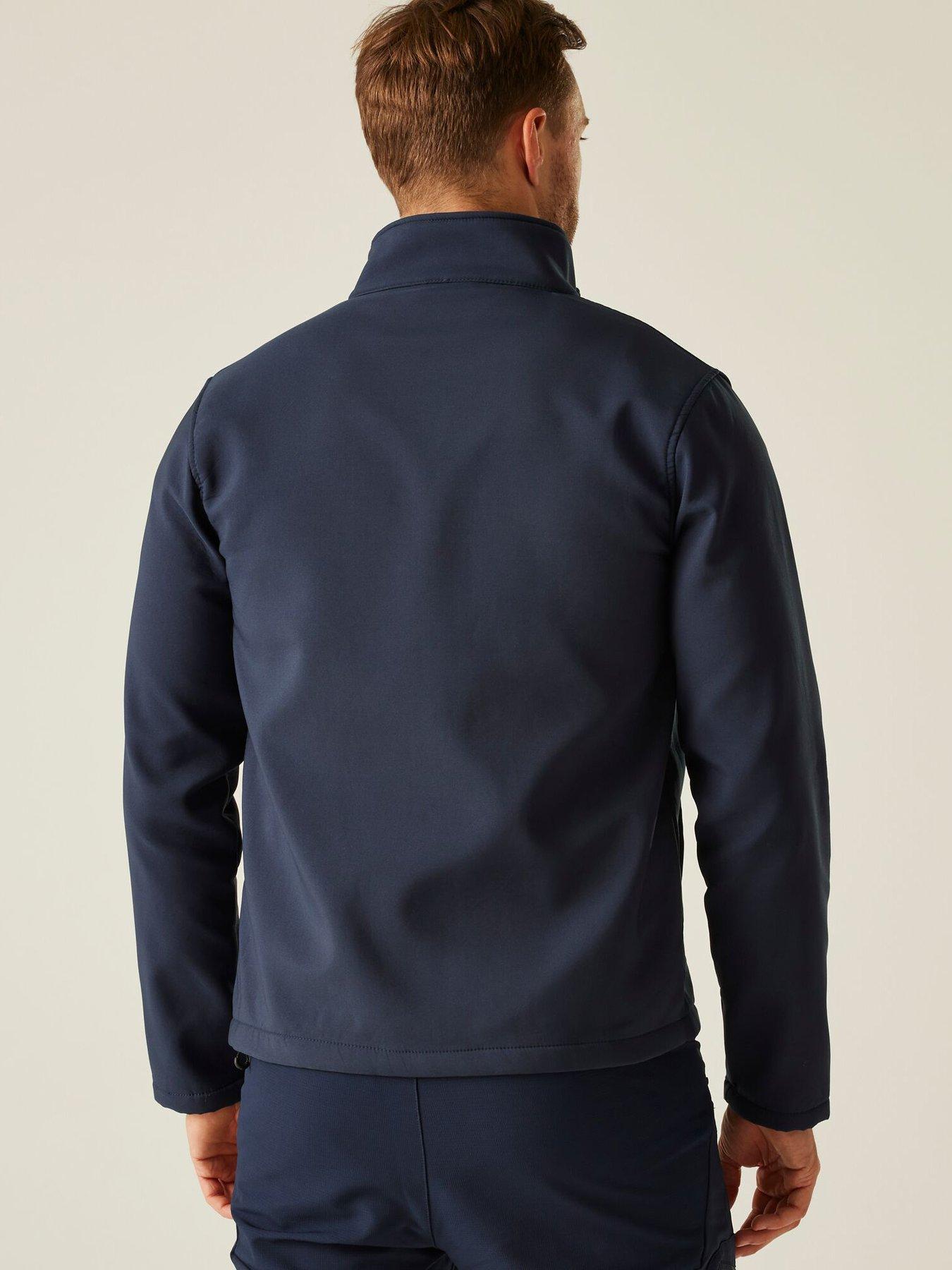 Image 2 of 5 of Regatta Mens Professional Workwear Ablaze Printable Softshell Jacket-navy
