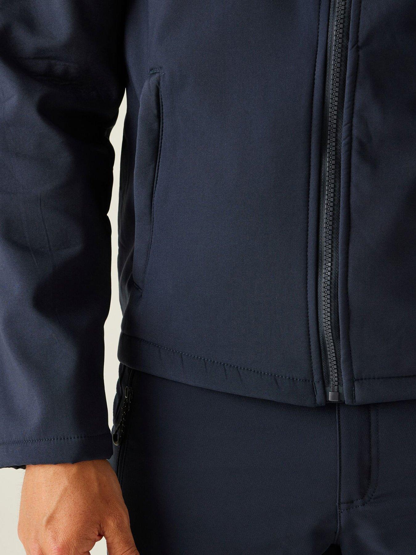 Image 5 of 5 of Regatta Mens Professional Workwear Ablaze Printable Softshell Jacket-navy