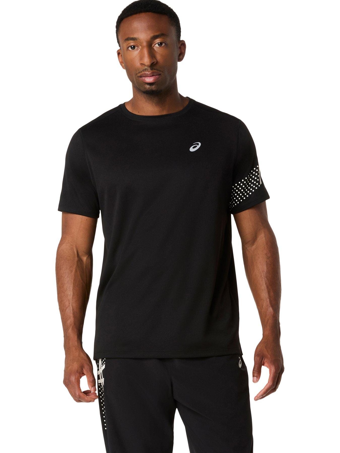 Asics Men's Running Icon Short Sleeve Top - Black