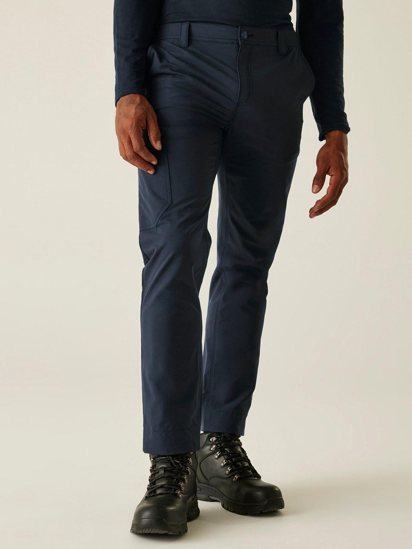 Regatta Mens Professional Workwear Pro Action Stretch Trousers- Navy, Navy, Size 40, Men