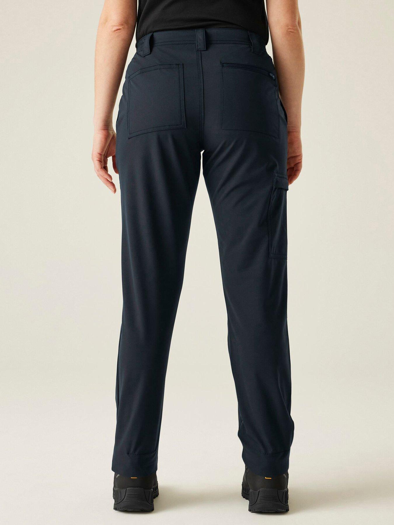 Image 2 of 7 of Regatta Womens Professional Workwear Pro Action Stretch Trousers- Navy