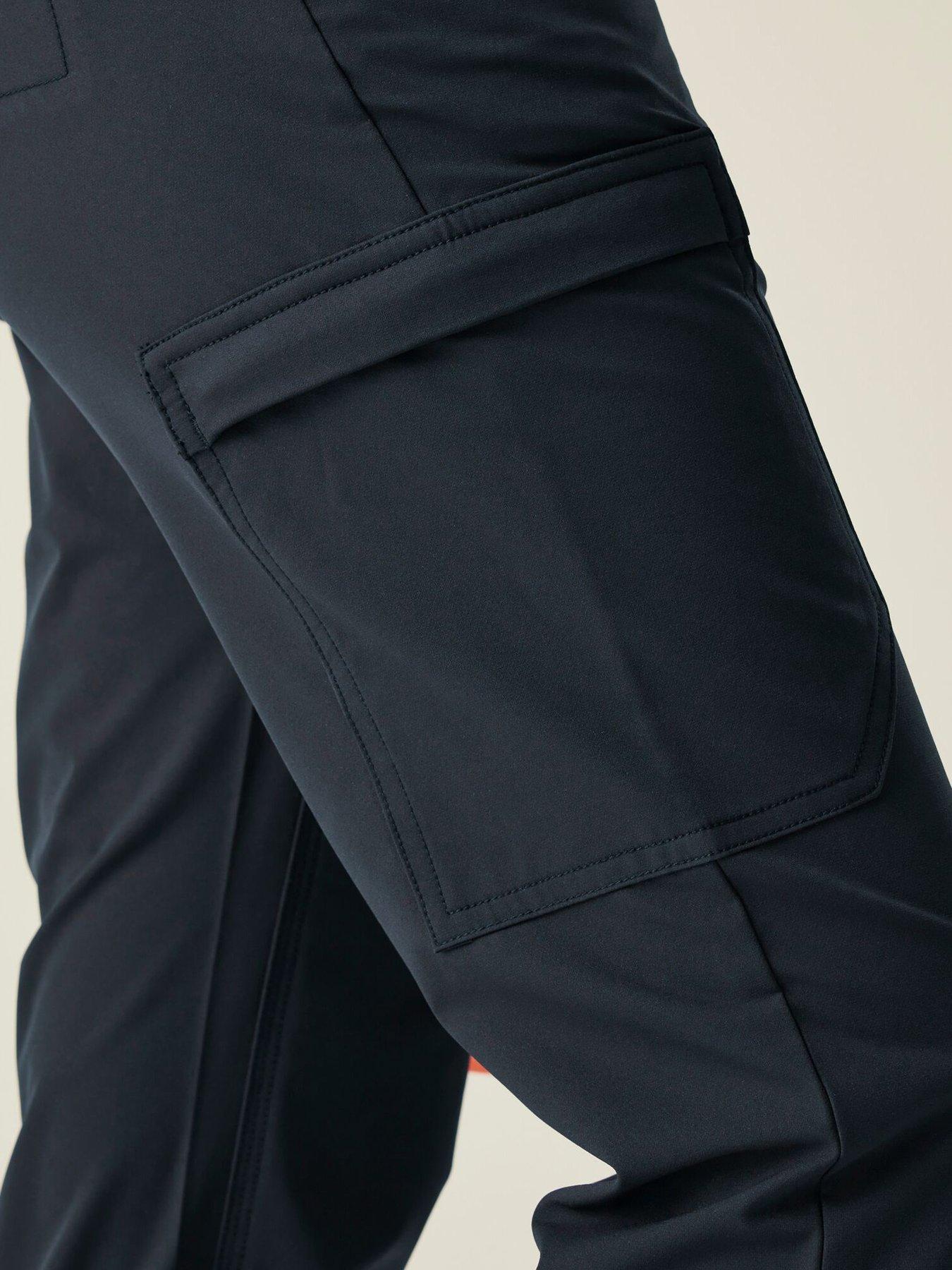 Image 4 of 7 of Regatta Womens Professional Workwear Pro Action Stretch Trousers- Navy