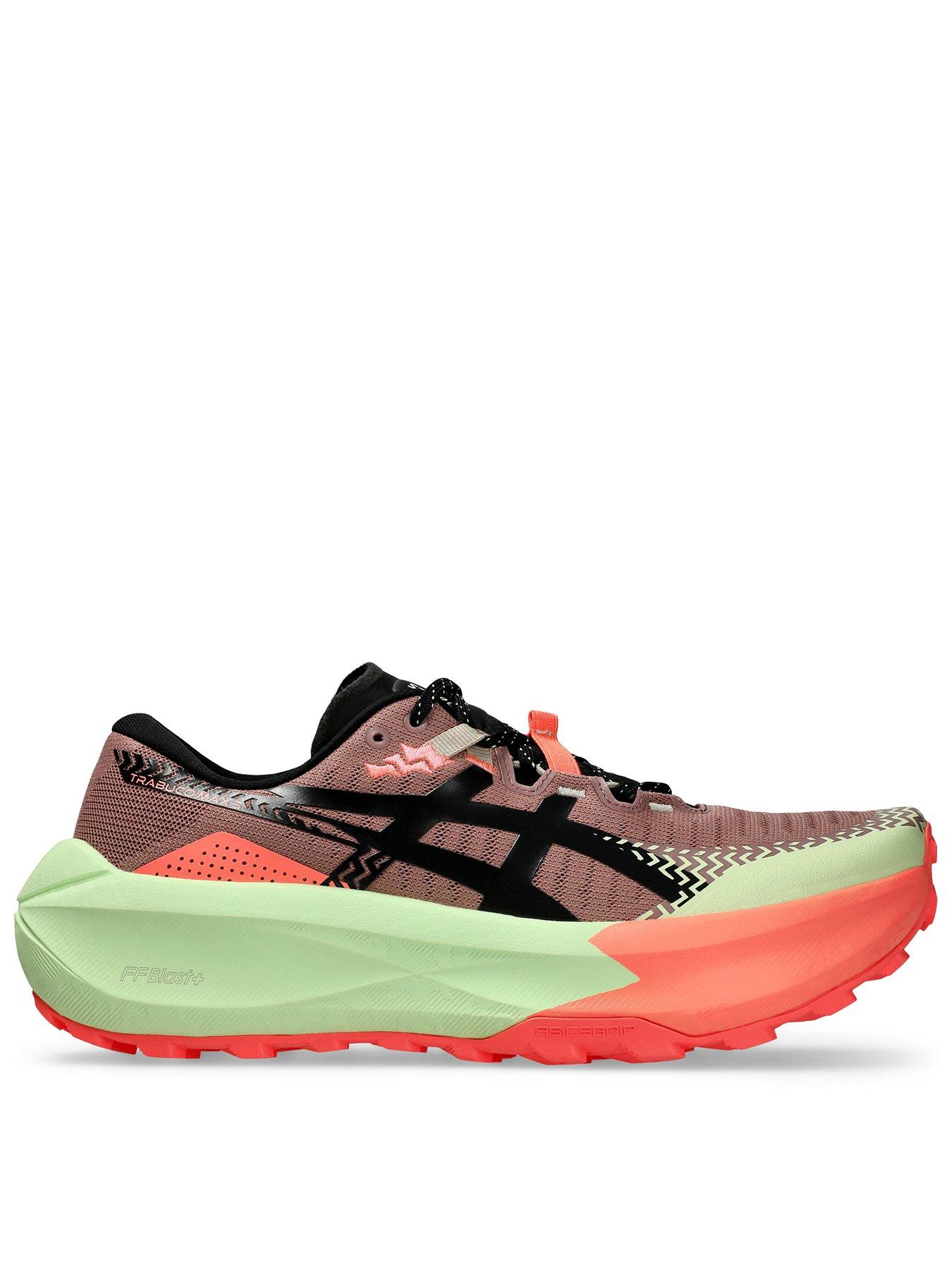 Asics Mens Running Trabuco Max 5 Trainers - Purple/green