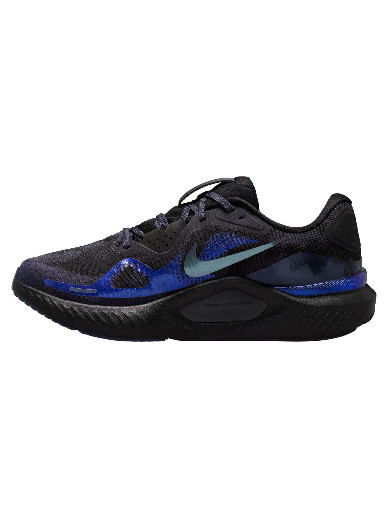 Image 4 of 4 of Nike Mens Running Structure 26 Lace-Up Cushioned Trainers - Black