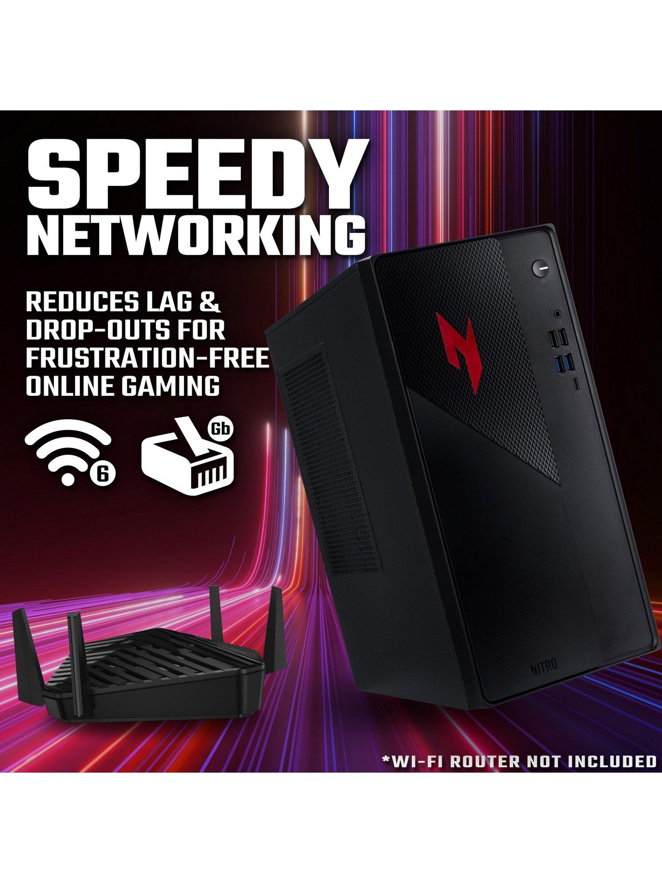Image 6 of 8 of Acer Nitro N20-101 Gaming Desktop - GeForce RTX 5050 - Intel Core 5 - 16GB RAM - 512GB - Black