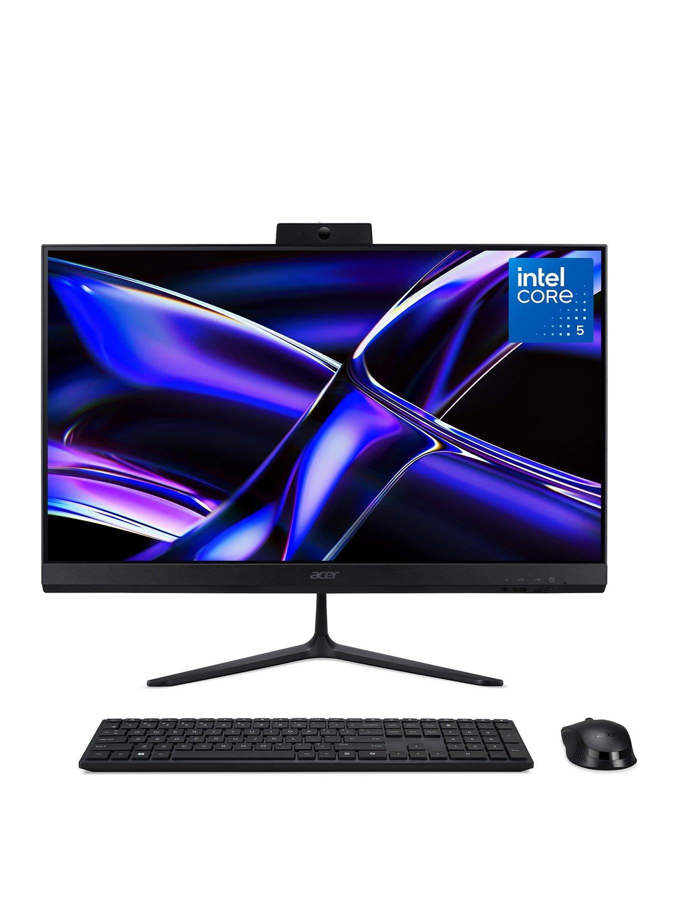 Image 1 of 7 of Acer AIO Desktop C24-B - Intel Core 5 - 8GB RAM - 512GB - 23.8in - Black