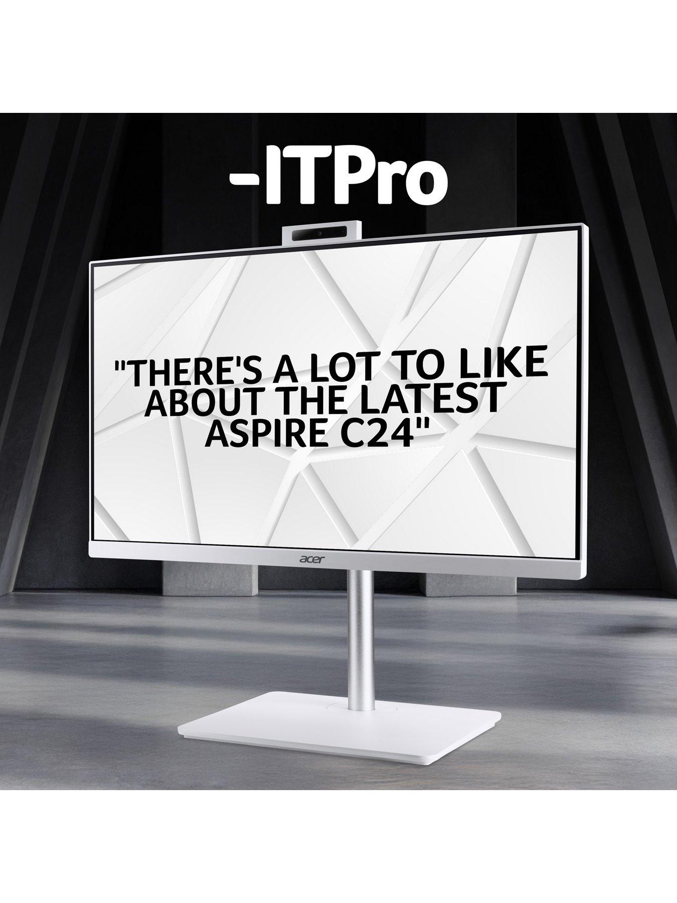 Image 3 of 7 of Acer AIO Desktop C24-A - Intel Core 5 - 8GB RAM - 1TB - 23.8in - White