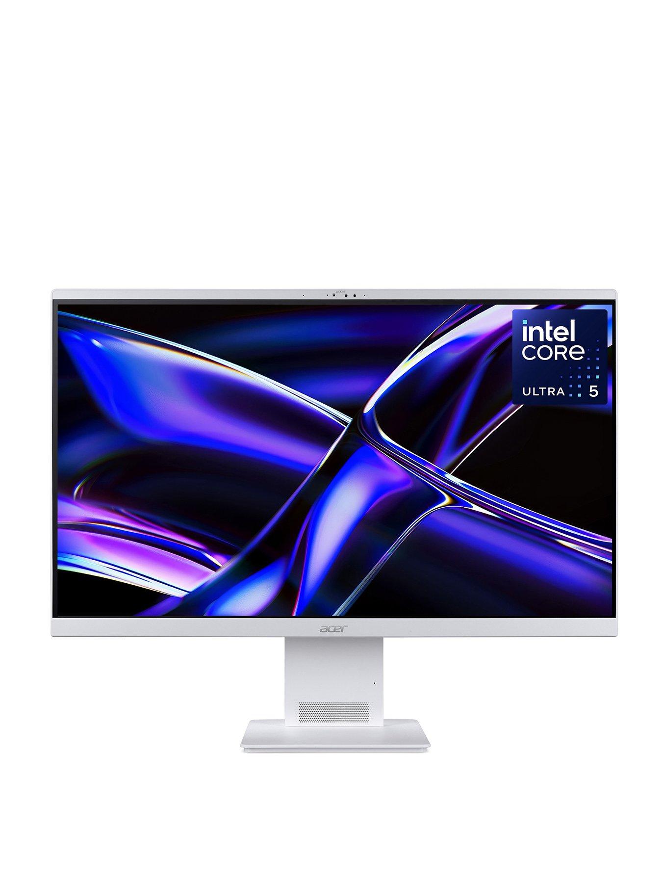 Image 1 of 7 of Acer AIO Desktop S27-B - Intel Core Ultra 5 - 16GB RAM - 1TB - 27in - White