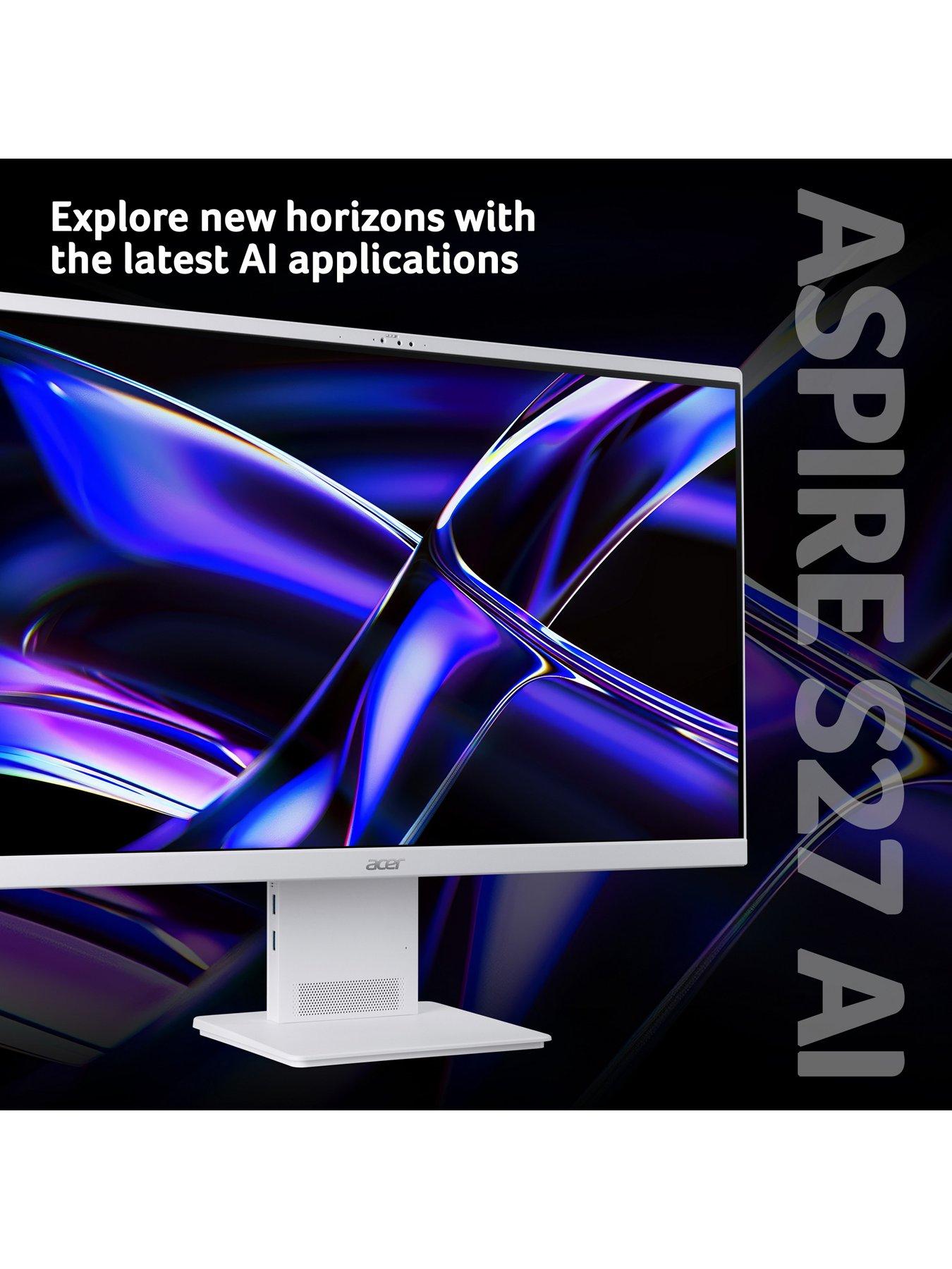Image 2 of 7 of Acer AIO Desktop S27-B - Intel Core Ultra 5 - 16GB RAM - 1TB - 27in - White